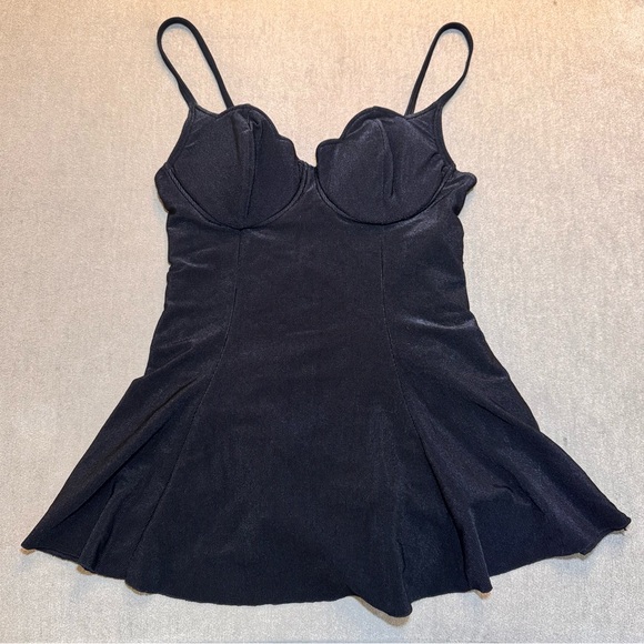 Newport News Other - Vintage Newport News Black One Piece Swim Dress